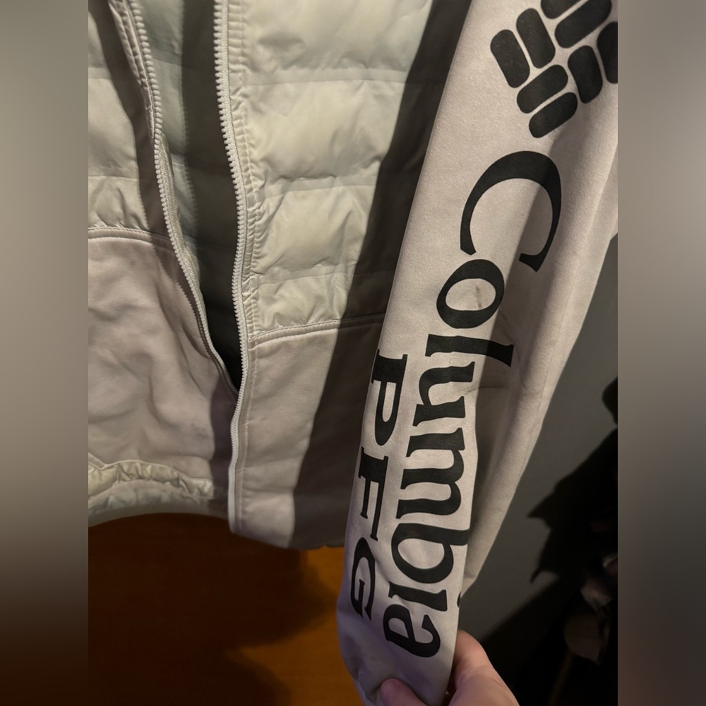 Columbia Men's Terminal Hybrid Hoodie Size: M Grey